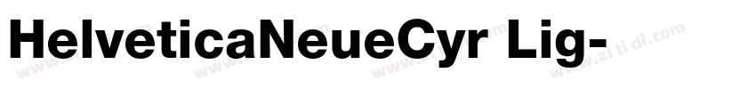 HelveticaNeueCyr Lig字体转换